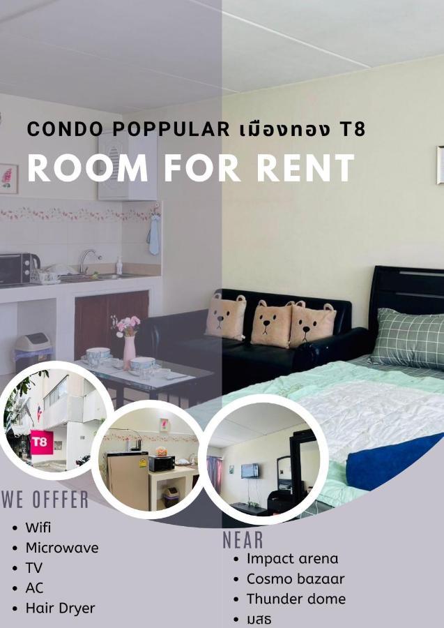 For Rent Condo Popular T8 Fl9 曼谷 外观 照片